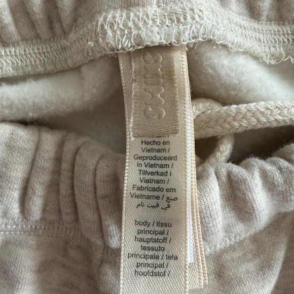 SKIMS, Limited Edition Cotton Fleece Classic Straight leg, Small, Oatmeal - Picture 8 of 12